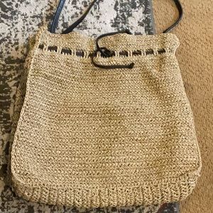 Eddie Bauer Straw Side Purse